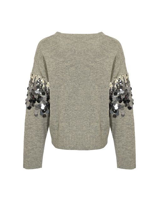 Maglione in lana con paillettes Clips | A802 567400007